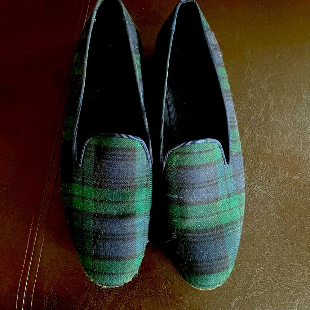 Tartan Bomberos Size 10. Near perfect condition—worn once!